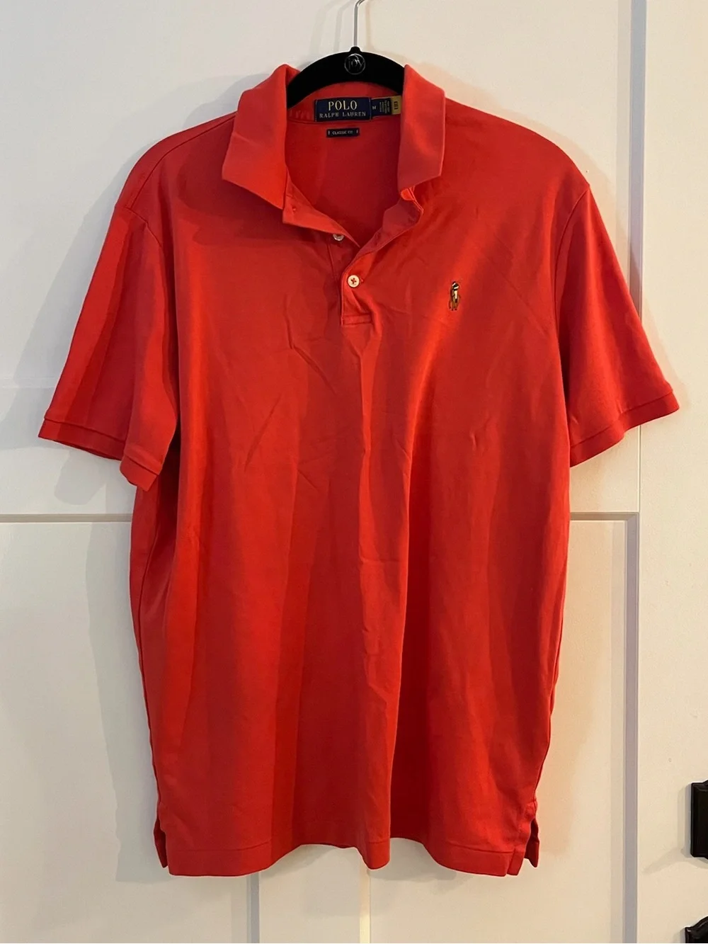 Polo by Ralph Lauren Men's Coral/Red Short-Sleeve Polo Shirt